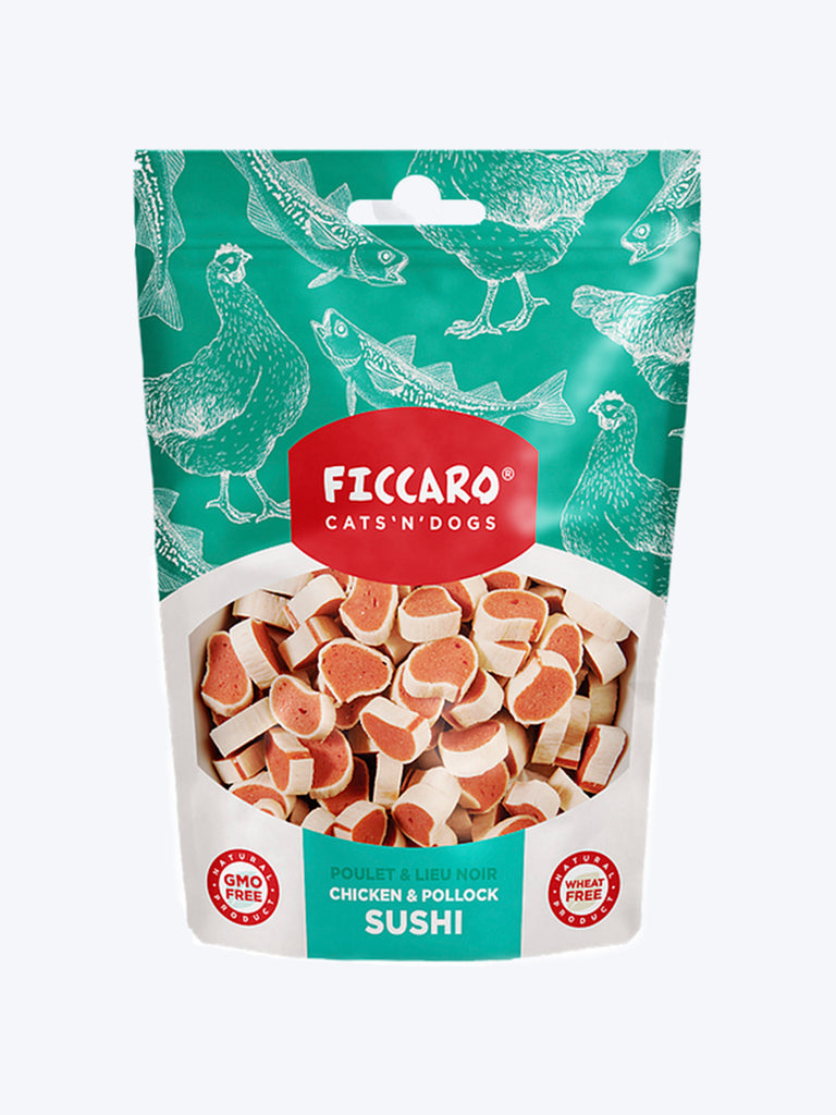 Kylling og sej Sushi